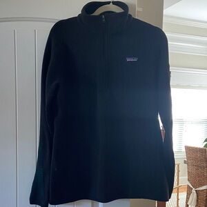 Patagonia Midnight Black Quarter-Zip Fleece